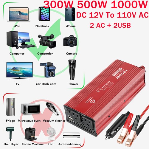 Car power inverter 12v to - car, dc