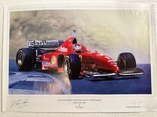 Michael Schumacher 23"x33" print. see description.
