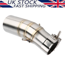 Exhaust Middle Mid Link Pipe Motorcycle Accessory Stainless Steel Replacement