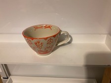 Stoneware, orange glaze