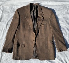 Brioni Roma Brown Plaid 100%