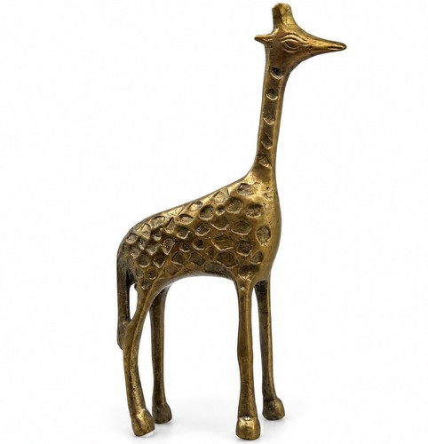 Vintage brass giraffe - vintage,
