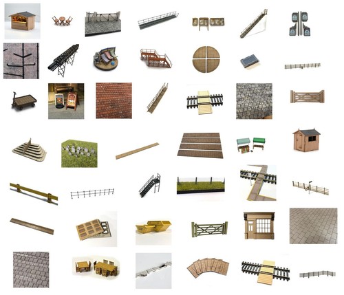 Laser cut kits of - , gates