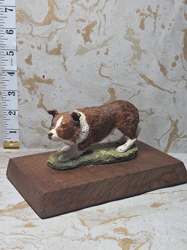 Vintage collie dog figurine - dog,
