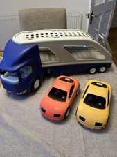 Little Tikes Large Car Transporter/ Carrer Ride On With 2 Cars