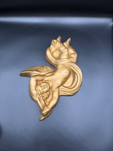 Vintage gold cherub - vintage,