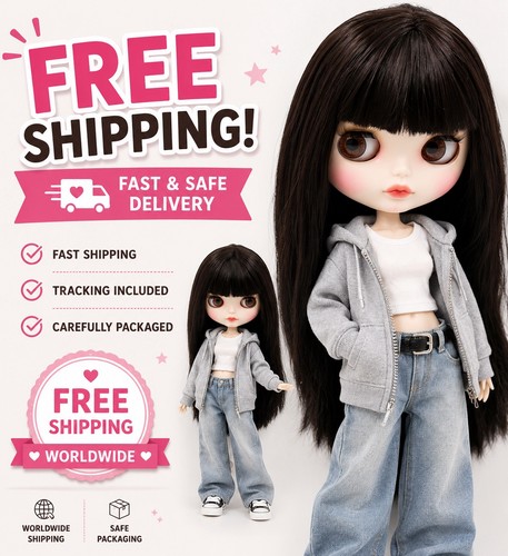 Blythe doll nude body - body, jointed