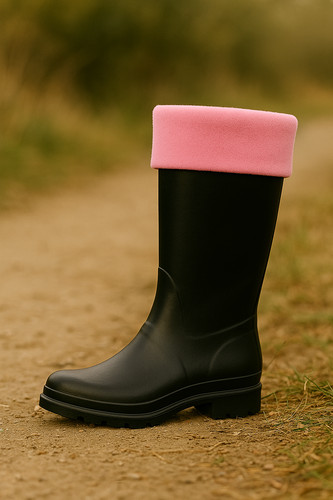 Ladies womens fleece wellie - womens,