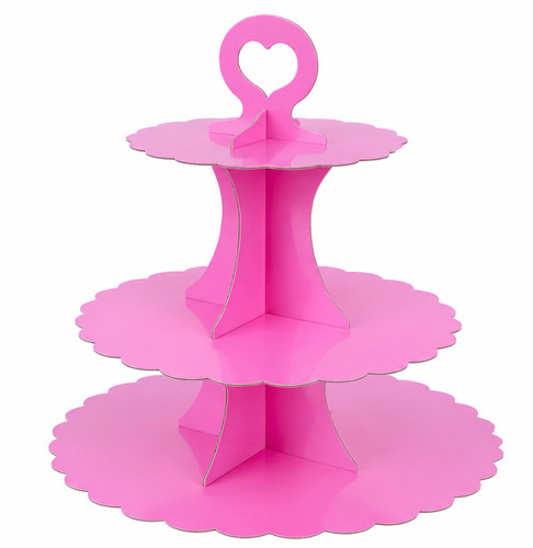 Tier pink cupcake cake - tier,