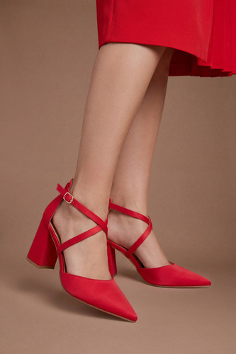 Coast red court shoes - coast,
