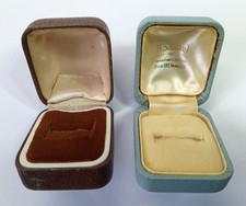 Two vintage ring boxes