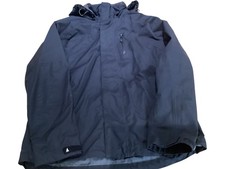 Musto Outdoor Waterproof Jacket Men's M Black Hooded Polyester 