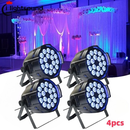 4pc lot par 18x18w - 4pc/lot, led