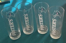 Fosters Lager Beer Glasses
