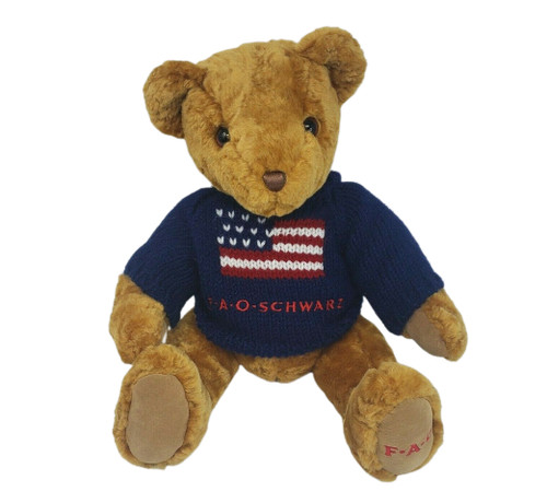 Fao schwarz brown teddy - brown,