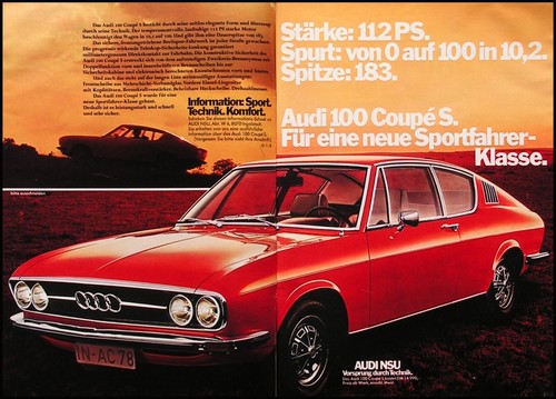 1973 audi 100 coupe - 100,