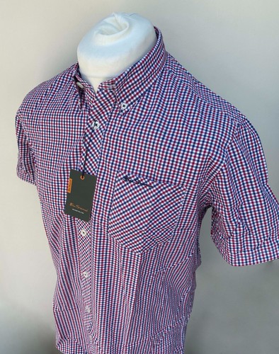 Ben sherman mens red striped - red,