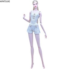 White Lace Jumpsuit Fashion