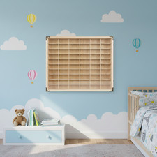 60 Grids Wooden Display Case
