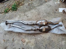 Pair of exhaust pipes with catalytic converters for Audi A4/A6 V6 1995-2000