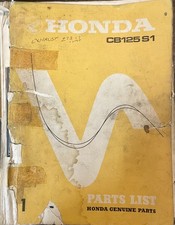 Genuine Factory Honda CB125S /