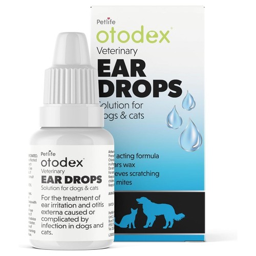 Otodex ear drops dog cat - dog, clear