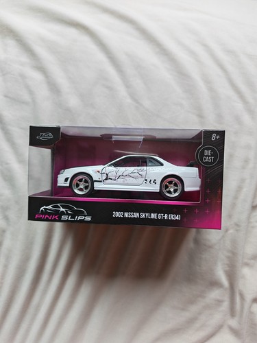 Jada pink slips 2002 nissan - pink,