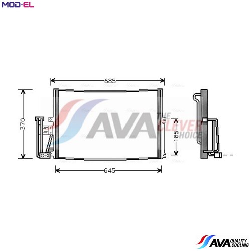 Condenser air conditioning - air,