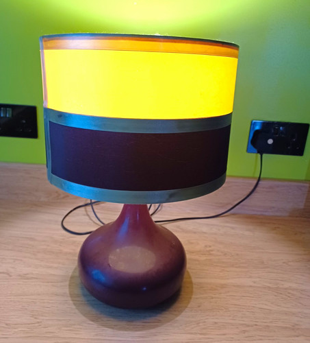 Table lamp with - table, &