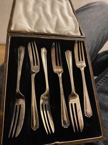 Vintage boxed set silver - set,