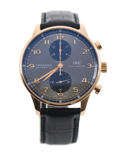 Iwc portuguese chronograph 18k - iwc,