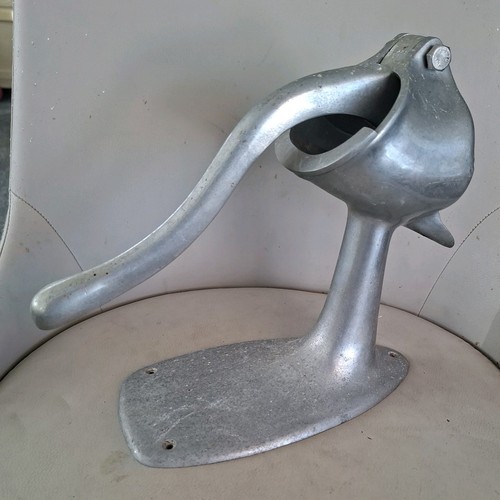 Vintage retro aluminium juicer - vintage,