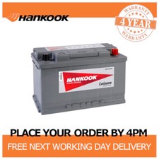 Hankook XV85 Leisure Battery Dual Purpose 12V 85Ah for Caravan, Boat & Motorhome