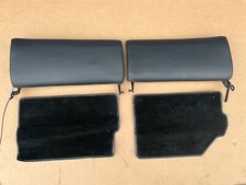 PORSCHE 944 S2 CABRIOLET BLACK REAR SEAT BACKS - CONVERTIBLE BACK RESTS
