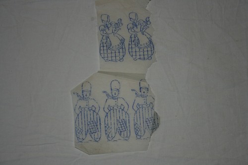 Vintage embroidery transfers - vintage,