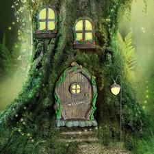 Fairy Door & Window Set Glow