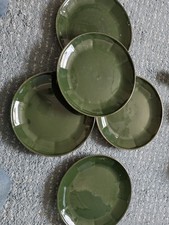 A superb Set Of 5 French Porcelain Finner Plates ALPICO