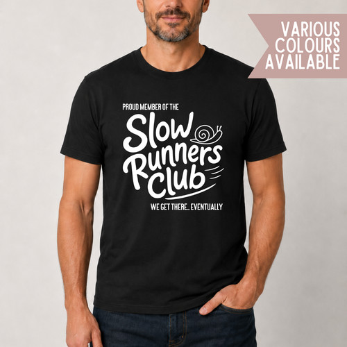 Slow runners club - runners, t-shirt
