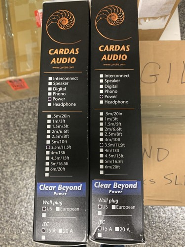 Cardas clear beyond power - cardas,