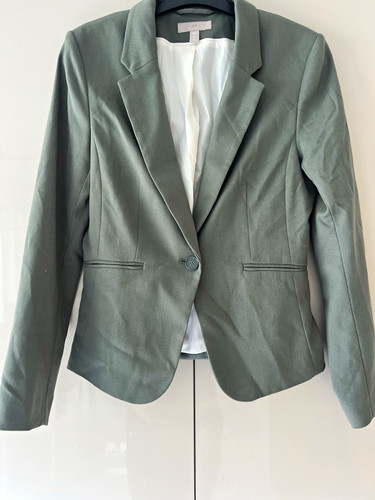 Grey blazer jacket - grey,