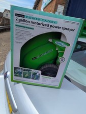Power Caddy 2 Gallon Motorized Power Sprayer | Lawn & Garden 7.5L Battery Spray