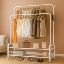 Clothes rail garment rack with - garment,