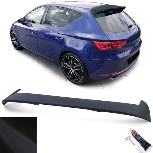Matt black rear boot spoiler - matt,