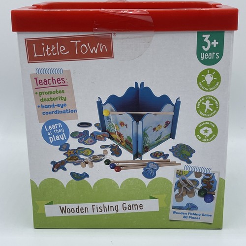 Little town wooden fishing - wooden,