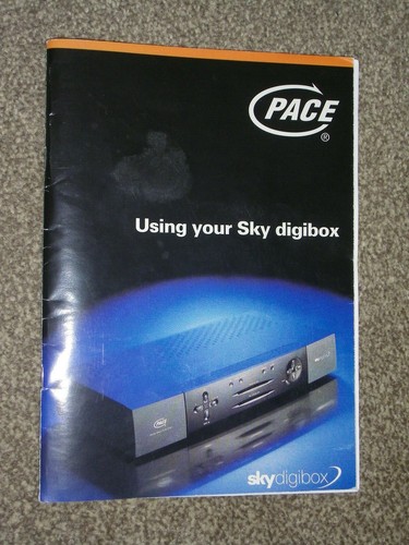 Pace bskyb digibox user - bskyb, manual