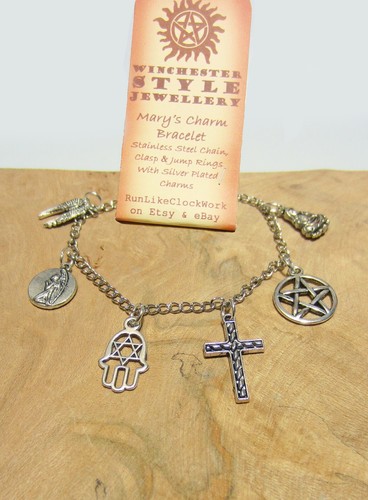 Mary charm bracelet - bracelet,