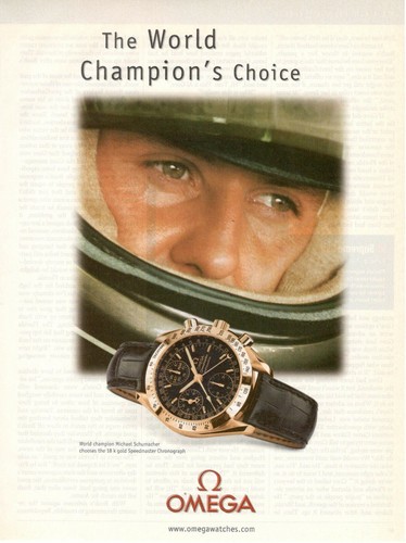 Michael schumacher omega - schumacher,