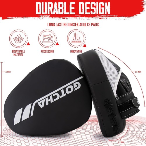 Curved boxing pads focus mitts - pads,