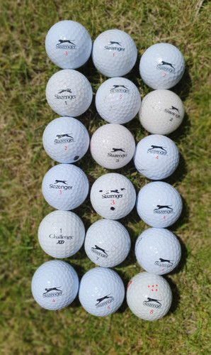 20no used white slazenger - 20no,