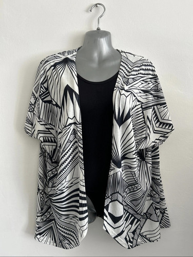 Boohoo black white geometric - black/white,
